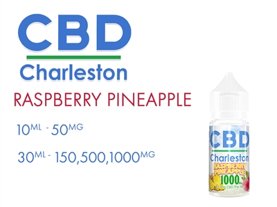 CBD Charleston - Raspberry Pineapple CBD Liquid (50mg) - 10ml