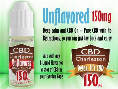 CBD Charleston - Unflavored CBD Liquid (150mg) - 10ml
