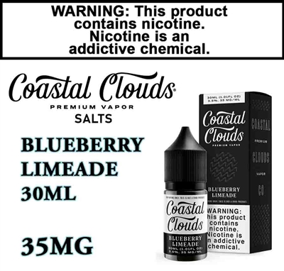 Coastal Clouds Salts Blueberry Limeade 30mL