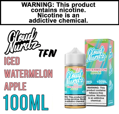Cloud Nurdz TFN Iced Watermelon Apple 100mL