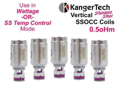 Kanger SSOCC Stainless Steel Coils - 0.5 oHm