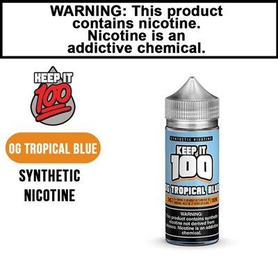 Keep It 100 Synthetic OG Tropical Blue 100mL