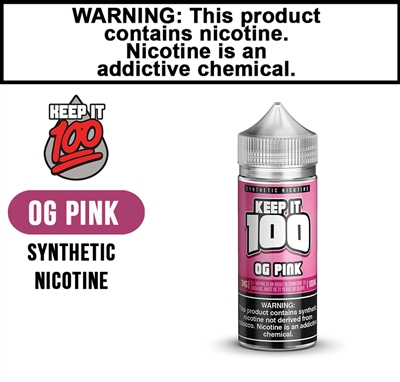 Keep It 100 Synthetic OG Pink 100mL