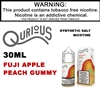 Qurious Synthetic Salts Fuji Apple Peach Gummy 30mL