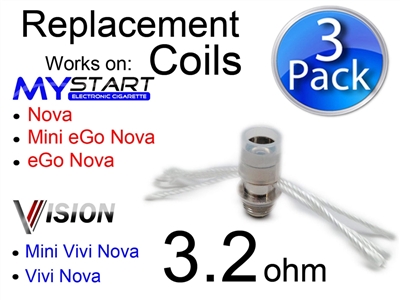 Vision ViVi Nova and Mini Replacement Coil 3.2ohm