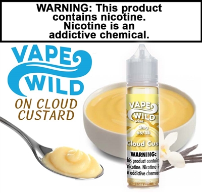 Vape Wild - On Cloud Custard (60ml)