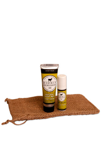 Crisp Pear Hand Cream and Lip Balm Gift Set