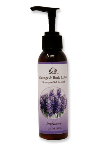 Himalayan Salt Infused Massage & Body Lotion - Lavender