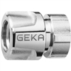 GEKA QuickConnect WITHOUT Water Stop - For male hose-end, allowing QC to a male Tap Plug from Sprayer, Wand or Sprinkler - 46.0823.9