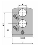 BNAB25x2-79 : MIYANO Double Boring Bar Holder