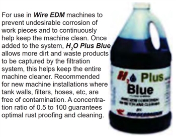 CIC5: H2O Plus Blue Wire EDM Corrosion Inhibitor & Cleaner (5gal)