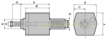 AXIAL CUTTING HEAD TO DIN6358