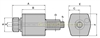 DA40548232: A240B1   , DA40-5482-B17X14/AXIAL D&M HD