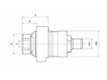 AXIAL MILLING AND DRILLING HEAD