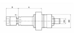 DA65-SC25.4-115: AXIAL SIDE CUTTER HEAD