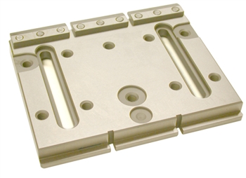 DV150G5,6"x4.8"x0.6"+0.20" two slots for clamping and leveling, for Wire EDM Machine
