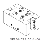 DW230-C19.05x2-60 Double OD Holder for YCM 2000LSY (Use BMT55)