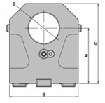 DW350-B50.8-110 : VDI Boring Holder BMT