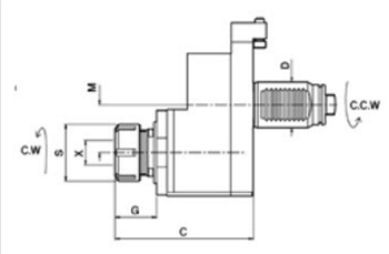 MT25-DA403242: MT25-DA403242 : MURATEC Axial Milling & Drilling Head