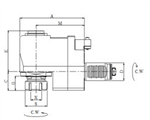 SH-BR40-M-1809-32-110: SH-BR40-M-1809-32-110: Muratec Radial Milling And Drilling Head Offset