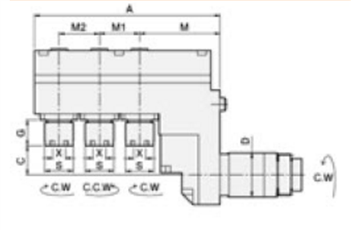 STARBR34-16M-3C-32J : STAR Radial Tripple Heads Milling & Drilling Holder