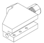 Mazak Reverse (Left Hand) Turning Tool 1"x1" for  MP420, MP620, MP625, MP6200, MP6250 - 12 STATIONT