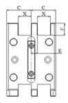 TA-XY-120-20x4: TA-XY-120-20x4: Takamaz Double Side Twin Turning Holders