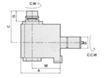 TADF302075: TA-DF30-20-75, AXIAL MILLING AND DRILLING HEAD