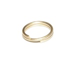 Split Ring 8mm Matte Gold