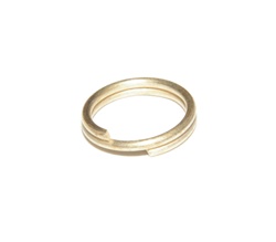 Split Ring 8mm Matte Gold