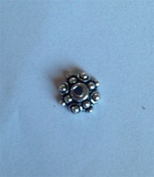 Bead Cap 7mm Pewter