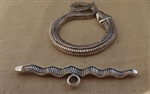 Toggle Pewter Snake Design 3 sets