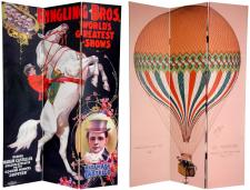 6 ft. Tall Double Sided Circus Room Divider