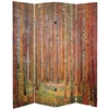 6 ft. Tall Double Sided Works of Klimt Room Divider - Tannenwald/Farm Garden