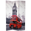 6ft Tall Double Decker Bus London Room Divider Screen