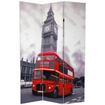 6ft Tall Double Decker Bus London Room Divider Screen