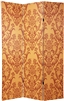 6 ft. Tall Double Sided Damask Room Divider