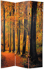 6 ft. Tall Double Sided Autumn Trees Room Divider