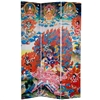 6ft Tall Palden Lhamo Double Sided Canvas Folding Screen Partition