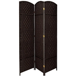 7 ft. Tall Diamond Weave Room Divider Screen (more panels & finishes)