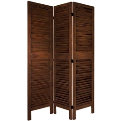 5Â½ ft. Tall Classic Venetian Room Divider in Burnt Finishes