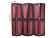 Decorative Oriental Wooden Folding Screen Room Divider Partition