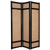 6 ft. Tall Jute Shoji Room Divider Screen (more panels & finishes)