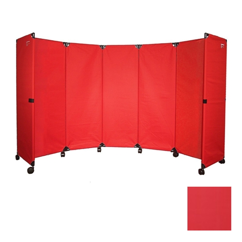 Portable Folding Wall Partition on Wheels