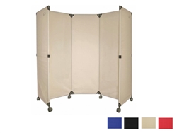 Portable Folding Wall Divider Partition on Wheels