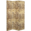 6 ft. Tall Baroque Flourish Canvas Room Divider