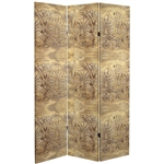 6 ft. Tall Baroque Flourish Canvas Room Divider