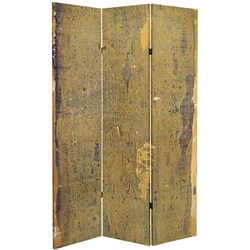 6 ft. Tall Olive Prairie Canvas Room Divider
