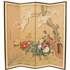 6ft Tall Harmony in Nature Silk Screen Decorative Divider