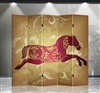 6ft Tall Double Sided Horse of Luck (5 Panels)